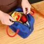 HR076 Working Waterproof Lunch Box Bag Aluminum Foil Cloth Picnic Handbag School Heat Preservation Camping Household Bento Bag