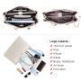 LOVEVOOK fashion trending designer women pu leather Tote Bag Large Tote Handbag Vintage Briefcase Women