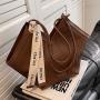 Casual Simple Letter Designer Shoulder Handbags  Large Capacity Pu Leather for Women Luxury Handbags For Women Famous Brands