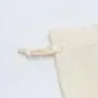 Wholesale Round Bottom Candle Gift Hair Packaging Cotton Linen Pouch Natural Cotton Muslin Candle Bag