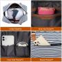 Realer Overnight Carry on Weekender Duffel with Shoe Compartment Toiletry Bag Flight Approved Womens Canvas Luggage Travel Bags