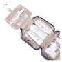 New Arrive Water Resistant Organizer Makeup Kit Cosmetic Bags Portable Travel Toiletry Bag with Hanging Hook