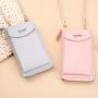 Mobile Phone Bag Touch screen Zipper Wallet Fashion Mobile Phone Messenger Bag New Small Mini Single Shoulder Crossbody Bag