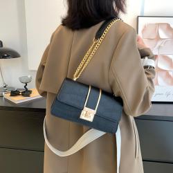 designer handbag wholesale Alligator chain Latch diagonal span bag wholesale women fashion handbags Latch diagonal span