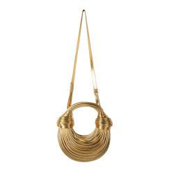 2024 Custom Luxury Noodle Design Pu Leather Ladies Woven Shoulder Handles Straps Hand Bag Women Crossbody Bag