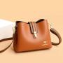 Ladies Quality Pu Leather Shoulder Bags for Women Luxury Messenger Bags for Women Designer Fashion Large Capacity Bucket Bag