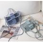 Ladies Designer Women's Shoulder Bag Candy Color Crossbody Flap Messenger Bags Fashion PVC Transparent Jelly Bags for Women