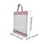 Gelory Wholesale Custom Eco-friendly Nylon Mesh Document Bag Portable A6 Zipper File Folder Subject Bag For Student