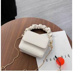 Hot Sale Leather Cross body handbags brands China Pure Color Women's Handbag Manufacturer Customize Pu Leather bolsas para mujer