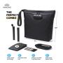 Premium Odor Proof Pouch Activated Carbon Lining Black Smell Proof Zip Bags