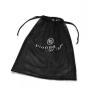 Custom Logo Printing Black Nylon Mesh Laundry Bag Drawstring Fruit Shampoo Packing Gift Mesh Pouch