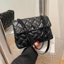 New Arrival PU Women's Crossbody Bag New Fashion Diamond Lattice Design Simple Versatile Waterproof Portable Shoulder Single