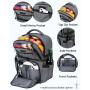 Sucipi Leak-Proof Insulated Cooler Backpack with 4 Ice Packs & Double Deck Cooler Bag Work Camping Hiking Lunch Backpack for men