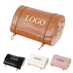 Rolling Makeup Case Carry-on Cosmetic Storage 4 In 1 pouch Beauty Pu Leather Make up Bags Travel Cosmetic Bags
