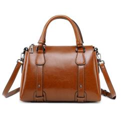 Hot Sale Fashion Vintage Genuine Leather Handbags High Quality Women Hand Bags Cowhide Ladies Shoulder Pillow Bags Crossbody
