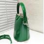 2024 Smooth Leather Women Hand Bags Removable Chain Bucket Bag With Small Purse