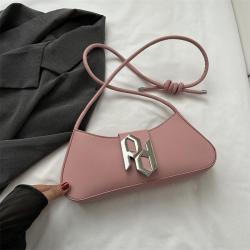 Simple fashionable casual shoulder bag leisure underarm bag 2024 summer new Korean style fashionable small square bag handbag