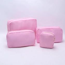23 Colors Option RTS Candy Color Fashion Personalized Nylon Zipper Pouch Waterproof Cosmetic Bag Make Up Pouch
