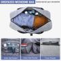 LOVEVOOK 2pcs Travel Duffle Weekender Bags for Men with Shoe Compartment Carry on Overnight Bag Gym Duffel Bag with Wet Pocket