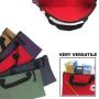 Gelory Custom Logo Durable Canvas Zipper Tool Storage Bags Handbag Recycled Large Camping Organize Container Tote Bag