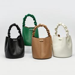 New Arrivals Melting True Best Leather Bags Elegant Brown Color Square Tote Bucket Hand Bags Women