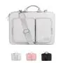 HR739 Laptop Handbag Large Front Pocket Storage Accessories Polyester Protective Briefcase Lint Business Office Document Bag