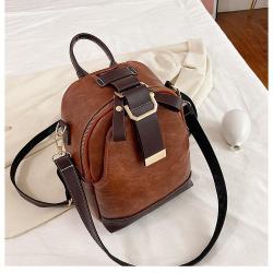 New Fashion Women's Bag 2023 Fashion Pu Solid Color Backpack High Texture Leisure Butterfly Embroidery Line Versatile Schoolbag