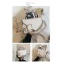 Ladies Four Seasons New Fashionable Embroidery Handbag Simple One-shoulder Crossbody Bag Women Bag Fashion Bag PU Polyester OEM