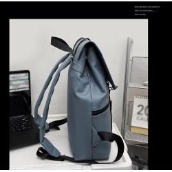 SC068 New Men's Business Shoulder Bag Printed Logo Large-capacity Pu Laptop Bag Student Schoolbag
