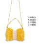 2024 Wholesale Bow Acrylic Beaded Hand-woven Hollow Beaded Handbag Fresh and Sweet Ladies resin Beaded Flap