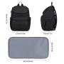 Multifunctional Outdoor Travel Portable with Changing Pad baby diaper bags with Stroller Straps Stylish mummy Backpacks with usb