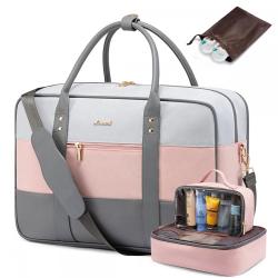 LOVEVOOK 2024 quilted carry on Overnight with Toiletry Laptop Compartment Bag large Weekender travel luggage duffel gym bags