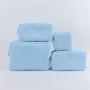 Keymay Custom Gifts Cosmetic Bag Cases Travel Toiletry Zipper Pouch Waterproof Colour Nylon Makeup Bag