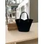 Trendy Design Advanced Handbag Faux suede Decoration Large Capacity Tote Bag   Retro Style Bucket Bag for Women