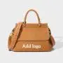Custom Logo Fashion Luxury Designer Women Genuine Leather Small Handbag Crossbody Ladies Women'S Shoulder Messenger Bags Tote