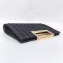 Summer Straw Plaited Casual Travel Clip Clutch Purse for Women Ladies Beach Handbag Clutch Chain Bag for Wedding Party Wholesale