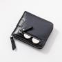 OEW046 Fashion Zipper Men's Wallet Money Bag Solid Color Business Short Wallet Pu Leather Coin Purse Business Credit Card Holder