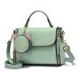 Luxury PU Leather Designer Handbag for Women High Quality Crossbody Shoulder Bag Zipper Closure Two Straps New Fashion Style