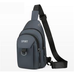 Multifunction Cross Body Bag Messenger Chest Bag Waterproof Single Shoulder Hiking Travel Crossbody Bag for Men
