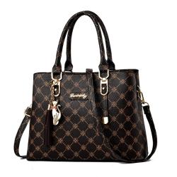 Bags for Women Fashionable Middle-Aged Ladies Shoulder Bag Large Capacity Temperament Portable Slung with Single Chain Strap