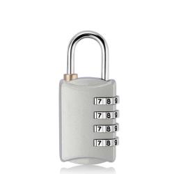 HR199 Travel Supplies Zinc Alloy Padlock Luggage Backpack Password Padlock Multi-purpose Creative Four Digit Password Lock