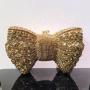 New Full Diamond Bow Evening Bag with Handheld Gemstone Bag for Women