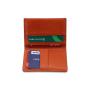 Custom logo men leather credit card holder wallet leather slim card holder wallet for men