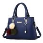 Bags for Women Fashion Large Capacity Women's Handbag Wool Ball Shoulder Messenger Bag for Foreign Trade