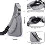 Wholesale Travel Sling Chest Bag Small Retro Shoulder Crossbody Bag Hiking Daypack For Men