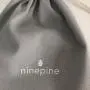 Small Grey Cotton Draw String Bags