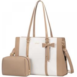 Fashion Stylish 2pc/set PU leather luxury ladies handbag with Purse shoulder tote bags office briefcase laptop bags for women