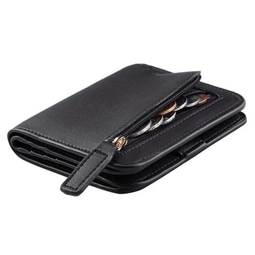 KBW540 Hot Sale Ladies Card Bag Leather Money Clip Creative Multi Card Space Multifunction RFID Thin Cowhide Wallet