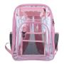 Heavy Duty Customized Transparent School Bookbag Summer Casual Clear PVC Backpack Bags