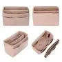Whole sale custom multifunctional tote bag organiser handbag felt case inner felt bag organizer